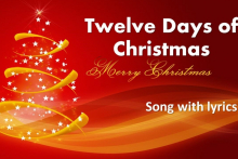 Разучиваем Рождественскую песню "Twelve Days of Christmas"