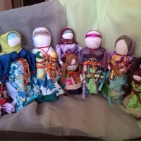 Круг Женской Судьбы, плетение обережных кукол