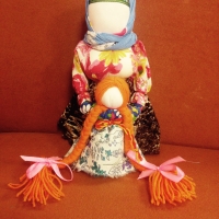 Плетение народно-обережной куклы. "Ведунья"