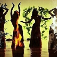 Танец Мандала на берегу Катуни в дни Новолуния