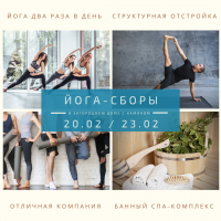 Йога-Сборы в Подмосковье, 20-23 февраля
