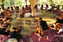 Thai Massage Circus — Круг Тайского Массажа. Лаос, Луангпхабанг, Тат Куанг Си, 6 февраля -3 марта 2017