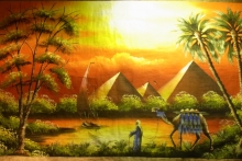 Мастер-класс по живописи маслом пишем египетский ландшафт