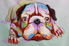 Мастер-класс по живописи "Символ 2018 года — Собака". Новогодняя скидка — 50%