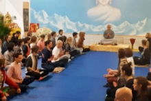 Большая Чань-медитация в Школе цигун и кунг-фу Шаолиня Мастера Ши Янбина